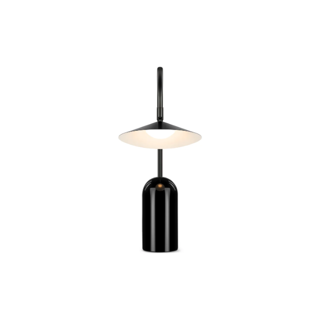 Modern Minimalist Illumination Living Room Bedroom Study Desk Light Black Arum Table Lamp