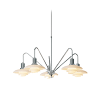 Medieval Nordic Bauhaus Restaurant Chandelier Living Room Bedroom Glass Pendant Lamp E14*5