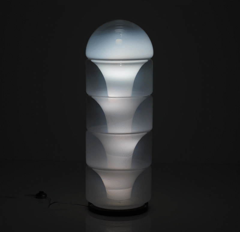Nordic Modern Glass Classic Bedroom Study Atmosphere Light Living Room Sofa Side Floor Lamp White E27*5 100W