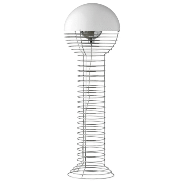 Nordic Bauhaus Living Room Sofa Side Light Fixture With Spring Decoration Bedroom Study Floor Lamp