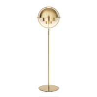 Advanced Luxury Bauhaus Villa Living Room Vertical Light With Copper Decoration Floor Lamp E27