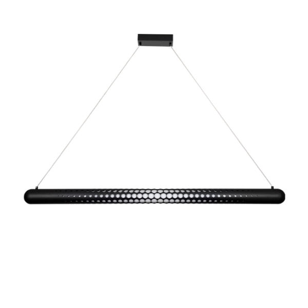 Nordic Modern Metal Cylindrical Chandelier Exhibition Hall Bar Restaurant LED Light Strip 440W Pendant Lamp
