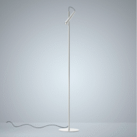 Modern Minimalist Reading Vertical Spotlight LED Rotatable Adjustable Bedroom Study Floor Lamp White 5W