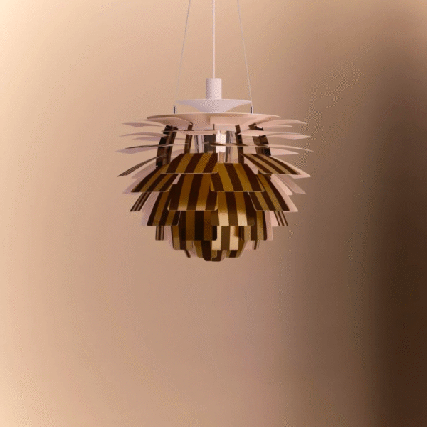 PH Artichoke Aged Brass Pendant Lamp Fendi Casa