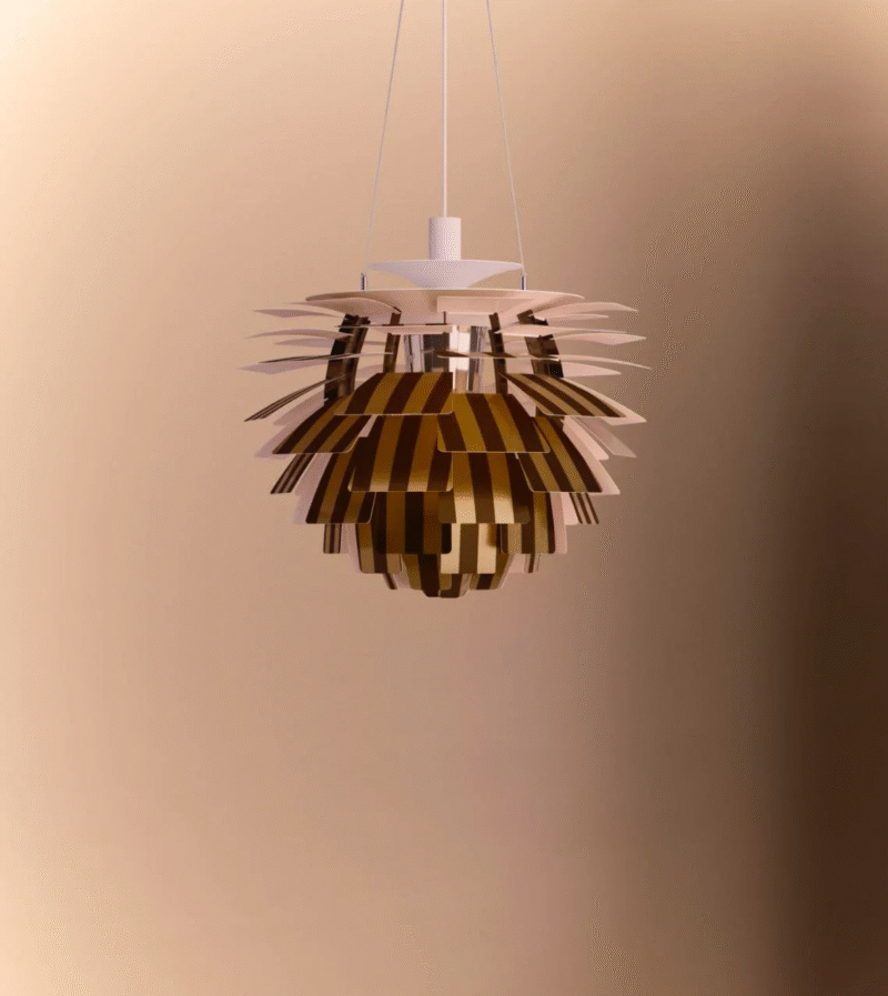 PH Artichoke Aged Brass Pendant Lamp Fendi Casa