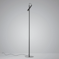 Modern Minimalist Reading Vertical Spotlight LED Rotatable Adjustable Bedroom Study Floor Lamp White 5W