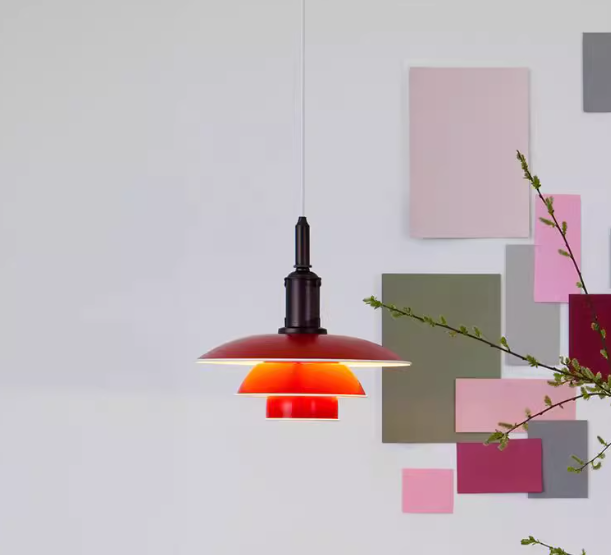 Nordic Classic PH Restaurant Chandelier Aluminum Study Bedroom Bedside Pendant Lamp