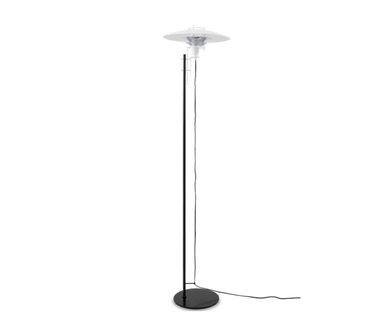 Modern Personalized Bedroom Study Vertical Floor Light White+Black Metal Living Room Sofa Floor Lamp E27