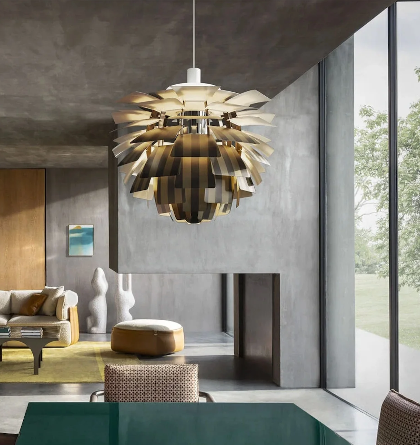 PH Artichoke Aged Brass Pendant Lamp Fendi Casa