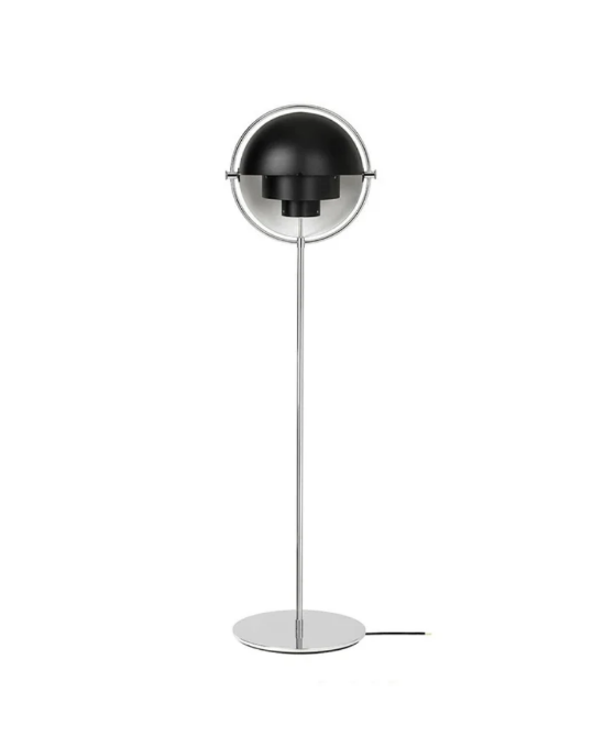 Middle Aged Geometry Bauhaus Living Room Sofa Side Floor Light Iron Study Bedroom Floor Lamp E27