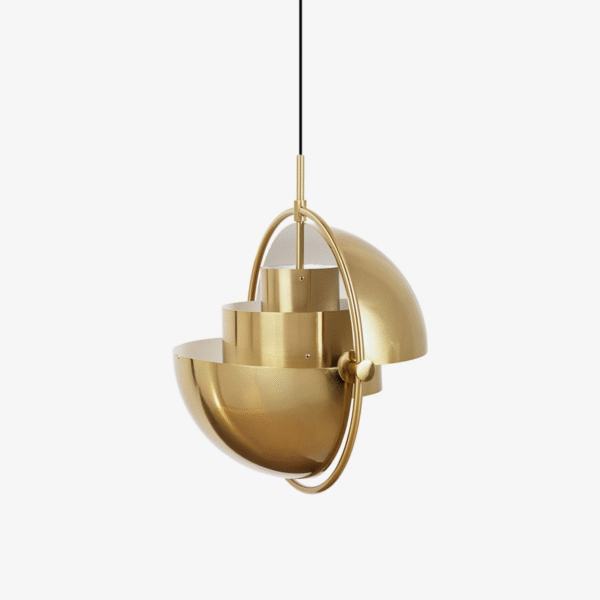 Postmodern Restaurant Chandelier Bar Light Creative Bedroom Bedside Iron Pendant Lamp Chrome E27