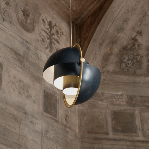 Postmodern Restaurant Chandelier Bar Light Creative Bedroom Bedside Iron Pendant Lamp Chrome E27
