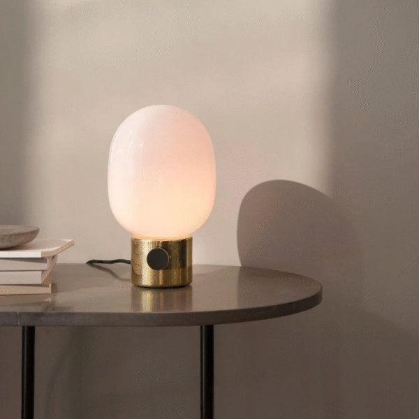 Nordic ins Marble Desk Light Creative Personality Study Bedroom Bedside Glass Table Lamp G9
