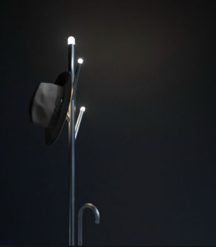 Minimalist Modern Bedroom Cloakroom Storage Decoration Lighting Fixtures Living Room Floor Lamp LED*4