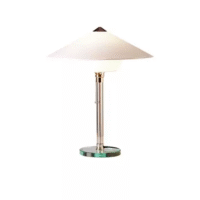 Vintage Bauhaus Snow Mountain Desk Light Bedroom Bedhead High End Fabric Decorative Table Lamp E27