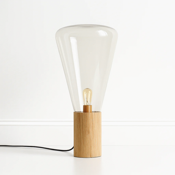 Muffins Stona Lampa Wood 04 Floor Lamp
