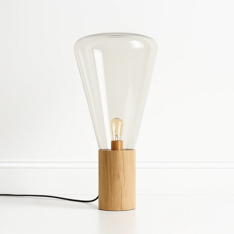 Muffins Stona Lampa Wood 04 Floor Lamp