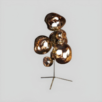 Melt-Gulvlampe-Kobber LED Floor Lamp