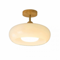 Retro Bauhaus Glass Ceiling Lamp