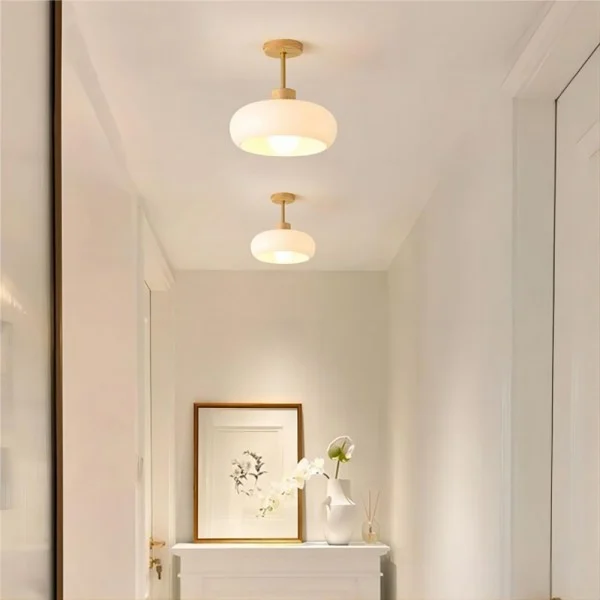 Retro Bauhaus Glass Ceiling Lamp