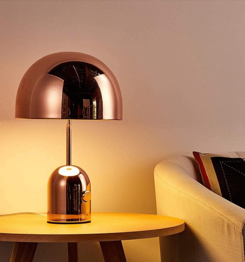 PLH BELL Nordic Chrome Table Lamp
