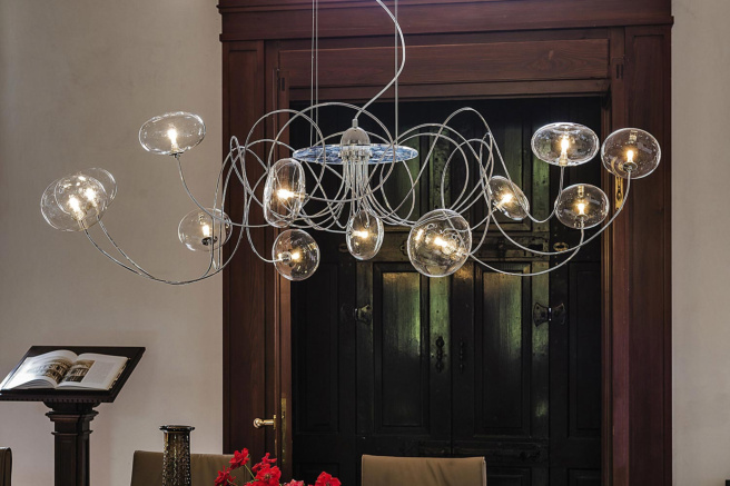 Cattelan Oktopus Multiple headlights Pendant Light