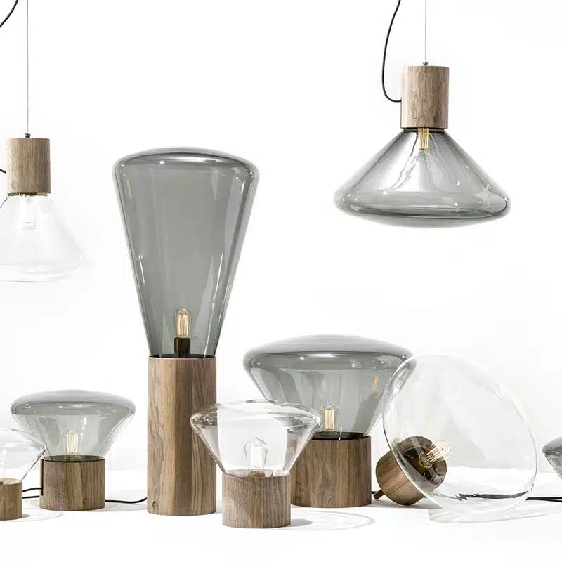 Brokis Muffins Mini Wood Table Lamp