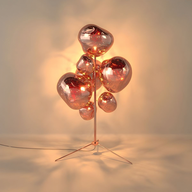 Melt-Gulvlampe-Kobber LED Floor Lamp
