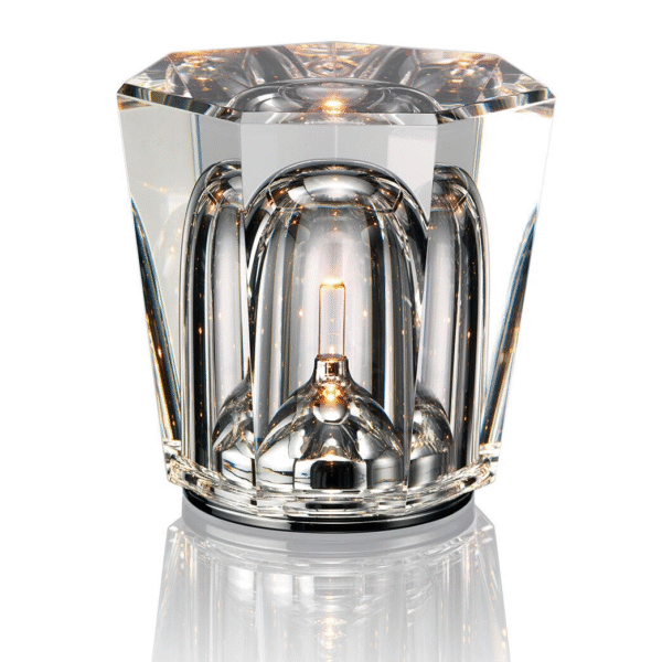 Crystal Light Cordless Rechargeable Table Lamp